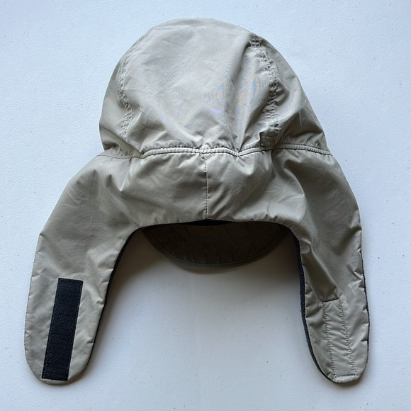 Columbia Fleece Lined Nylon Winter Hat With Ear Flaps Beige Size XL Unisex - Picture 8 of 14